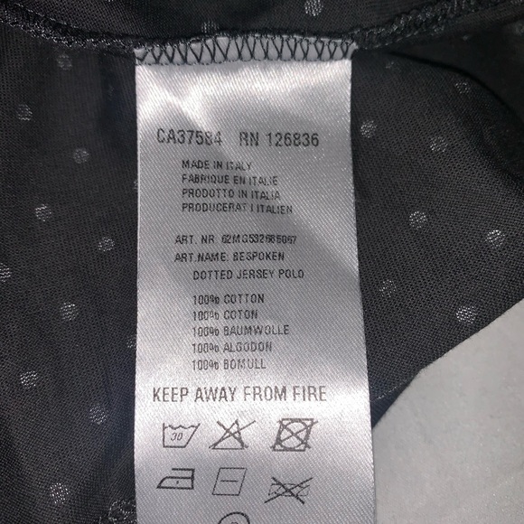 J. LINDEBERG Made in Italy Polka Dot POLO TShirt - Picture 9 of 11